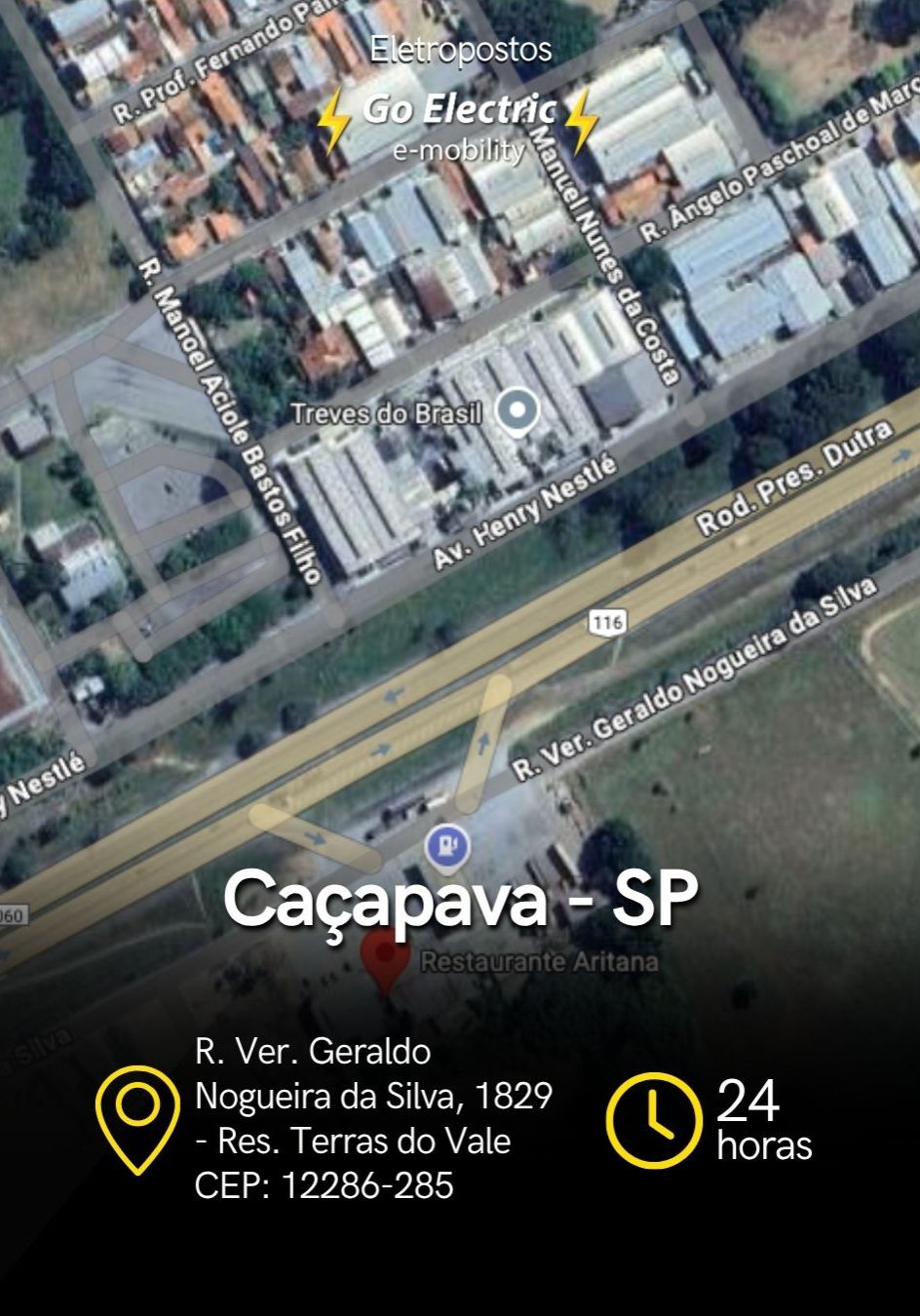 Eletroposto Caçapava - SP