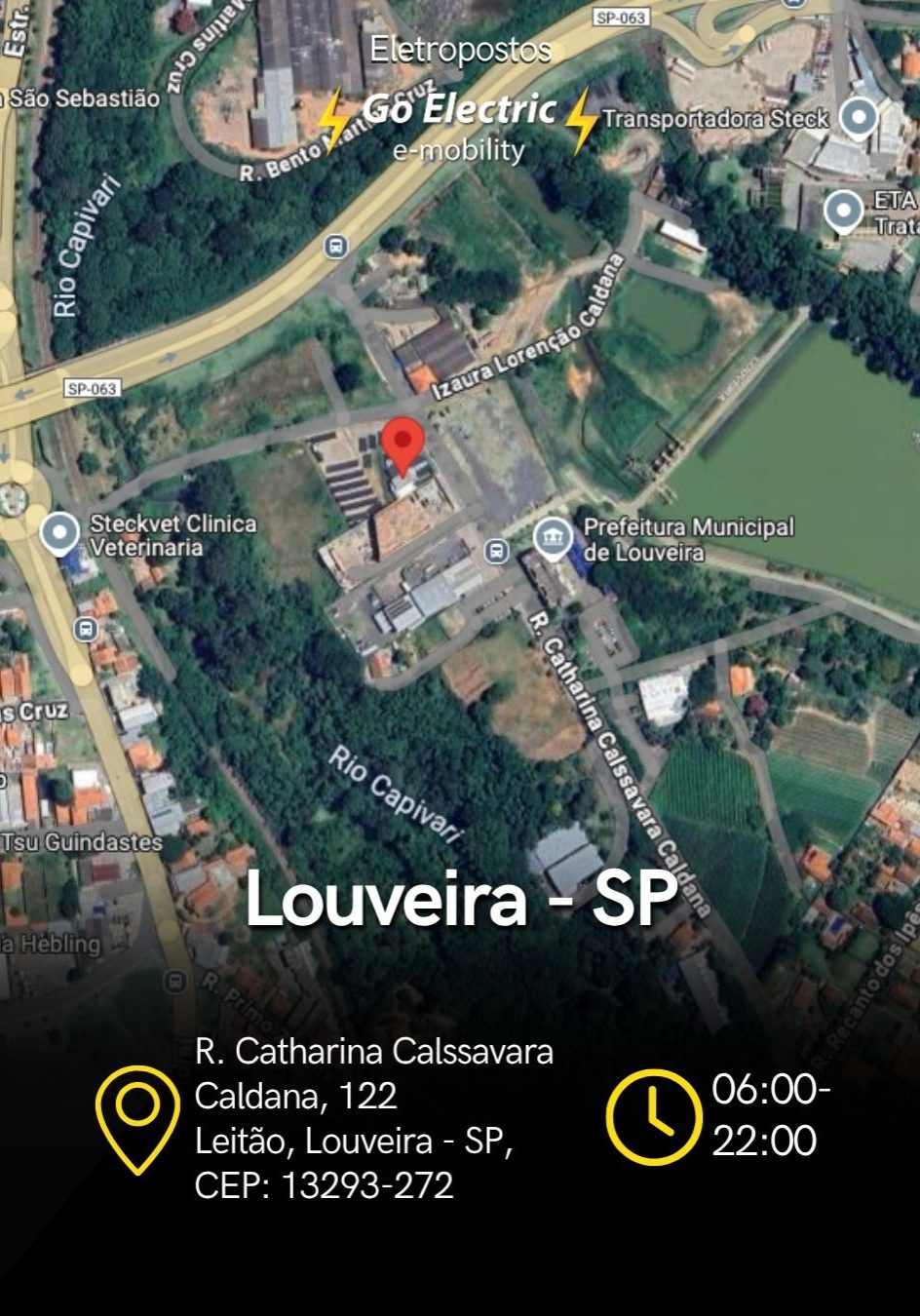 Eletroposto Go Electric - Louveira - SP