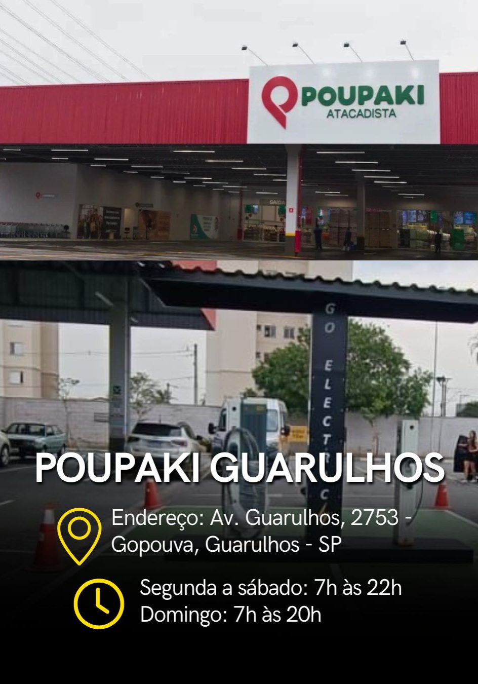 Eletroposto Go Electric Poupaki Guarulhos Eletroposto Go Electric Poupaki Guarulhos